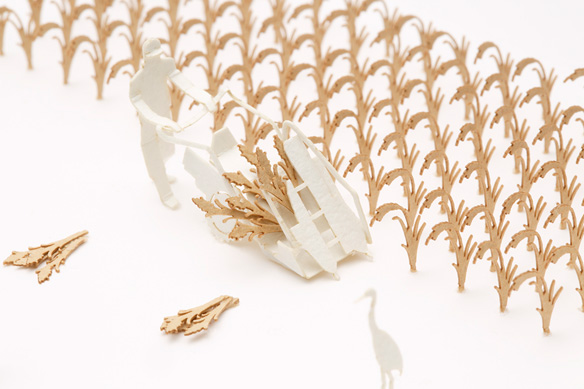 1/100 ARCHITECTURAL MODEL ACCESSORIES SERIES No.53 Rice Harvest