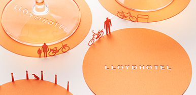 1/100 ARCHITECTURAL MODEL COASTERS Special edition LLOYD HOTEL