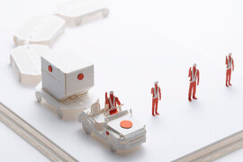 
        1/100 ARCHITECTURAL MODEL ACCESSORIES SERIES No.98 Baggage Tractor
        