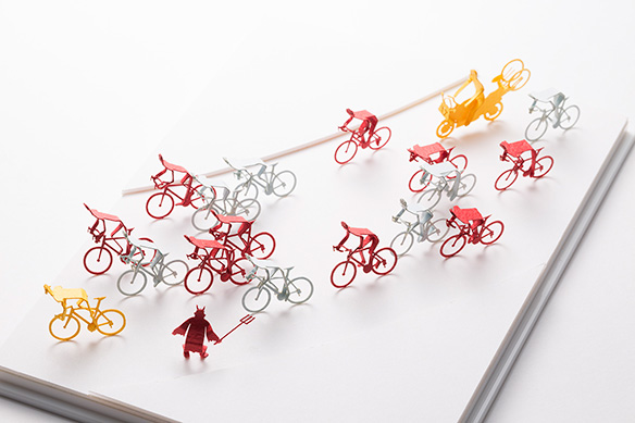 1/100 ARCHITECTURAL MODEL ACCESSORIES SERIES No.63 Cycle Road Race