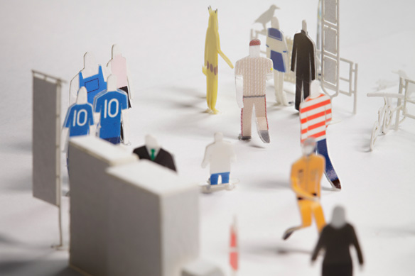 1/100 dress-up stickers for ARCHITECTURAL MODEL ACCESSORIES SERIES No. 1 Basic