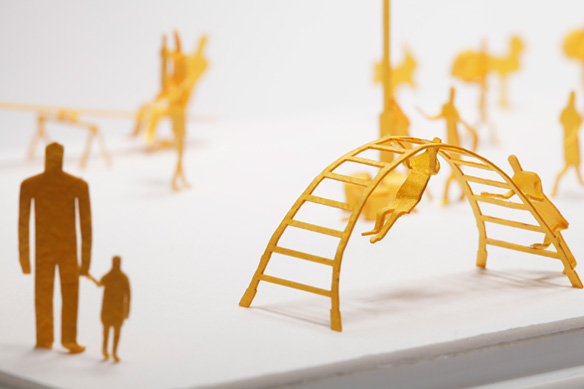 1/100 SCALE ARCHITECTURAL MODEL ACCESSORIES SERIES No. 17 Park 1 