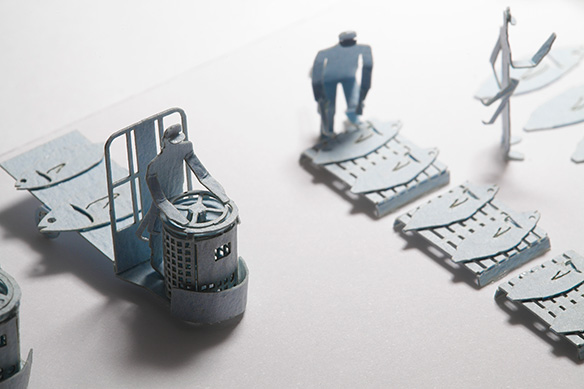 1/100 ARCHITECTURAL MODEL ACCESSORIES SERIES No.28 Tsukiji Fish Market