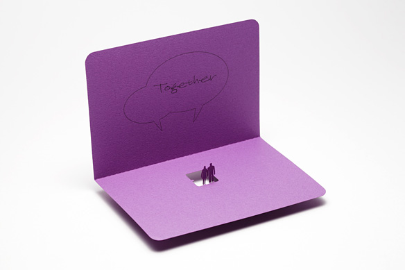 1/100 ARCHITECTURAL MODEL GREETING CARD No.2 Together