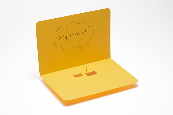 1/100 ARCHITECTURAL MODEL GREETING CARD No.3 My Friend