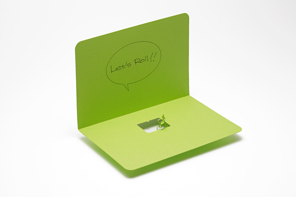 1/100 ARCHITECTURAL MODEL GREETING CARD No.5 Let's Roll