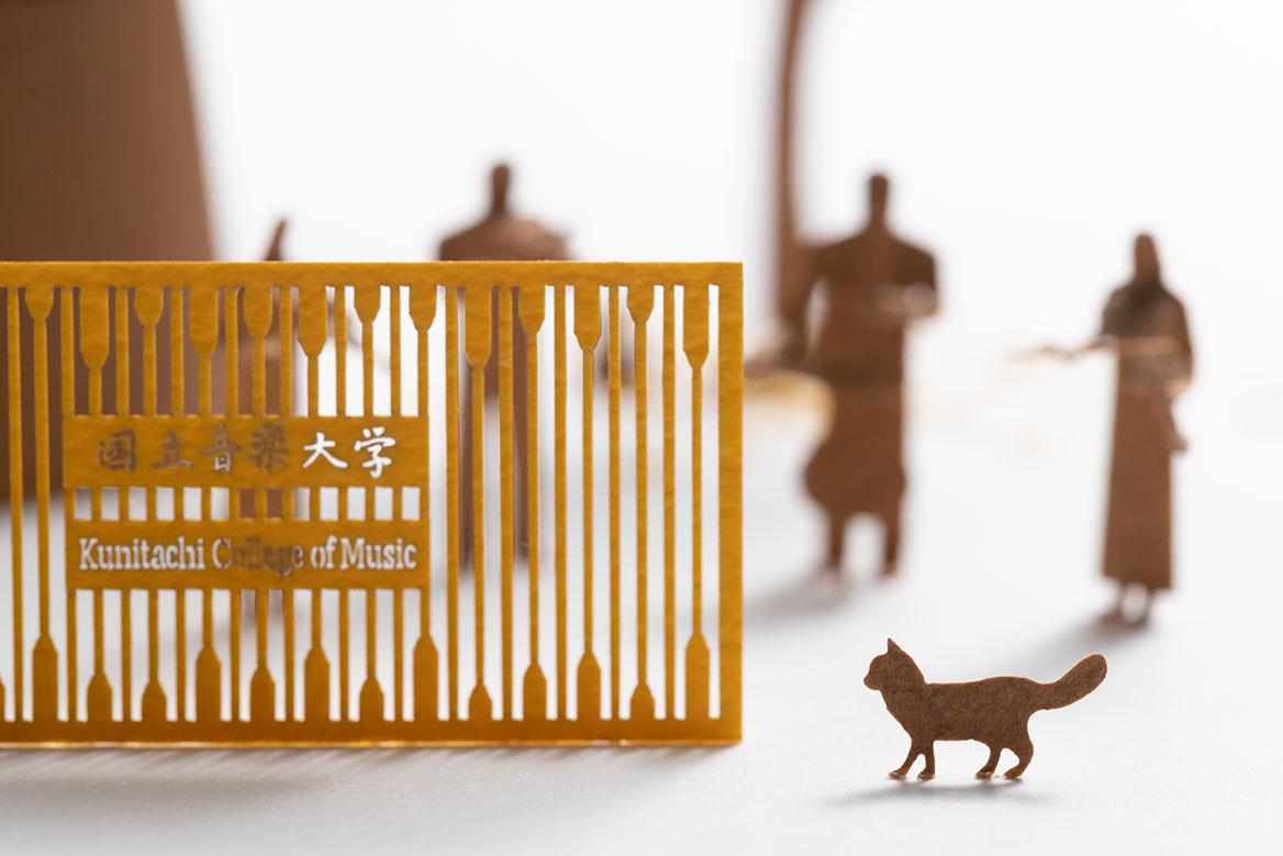 1/100 ARCHITECTURAL MODEL ACCESSORIES SERIES KUNITACHI COLLEGE OF MUSIC 100th ANNIVERSARY EDITION