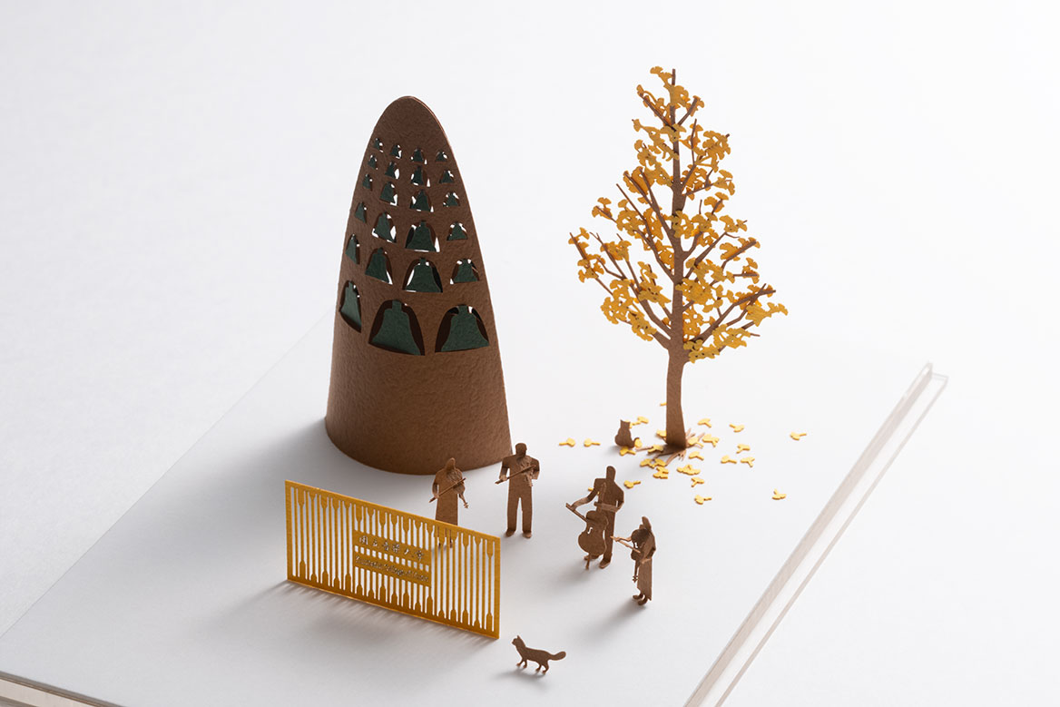 1/100 ARCHITECTURAL MODEL ACCESSORIES SERIES KUNITACHI COLLEGE OF MUSIC 100th ANNIVERSARY EDITION