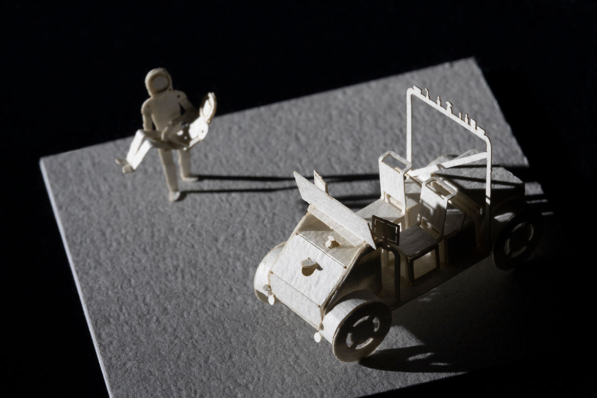 1/100 ARCHITECTURAL MODEL ACCESSORIES SERIES SPACE BROTHERS SERIES SHARON LUNAR OBSERVATORY