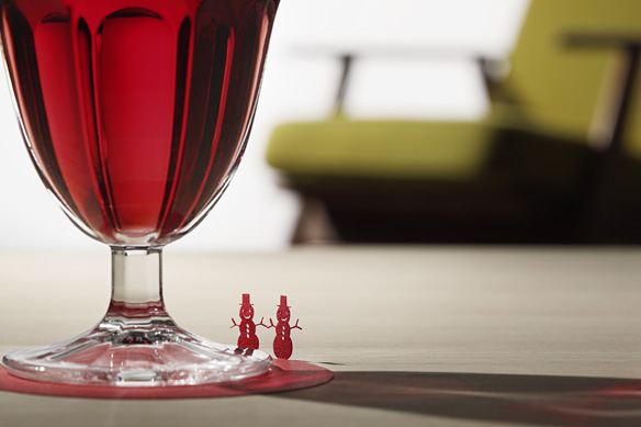 1/100 ARCHITECTURAL MODEL COASTERS No. 4 Christmas