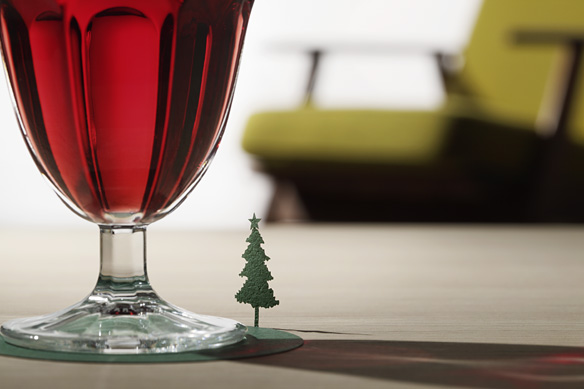 1/100 ARCHITECTURAL MODEL COASTERS No. 4 Christmas