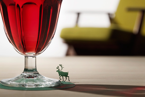 1/100 ARCHITECTURAL MODEL COASTERS No. 4 Christmas