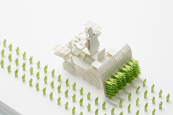 1/100 ARCHITECTURAL MODEL ACCESSORIES SERIES No.44 Rice Planting