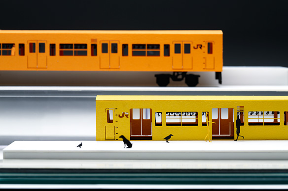 ARCHITECTURAL MODEL ACCESSORIES SERIES JR EAST RAILWAY SOUBU LINE LOCAL SERVICE 201 SERIES